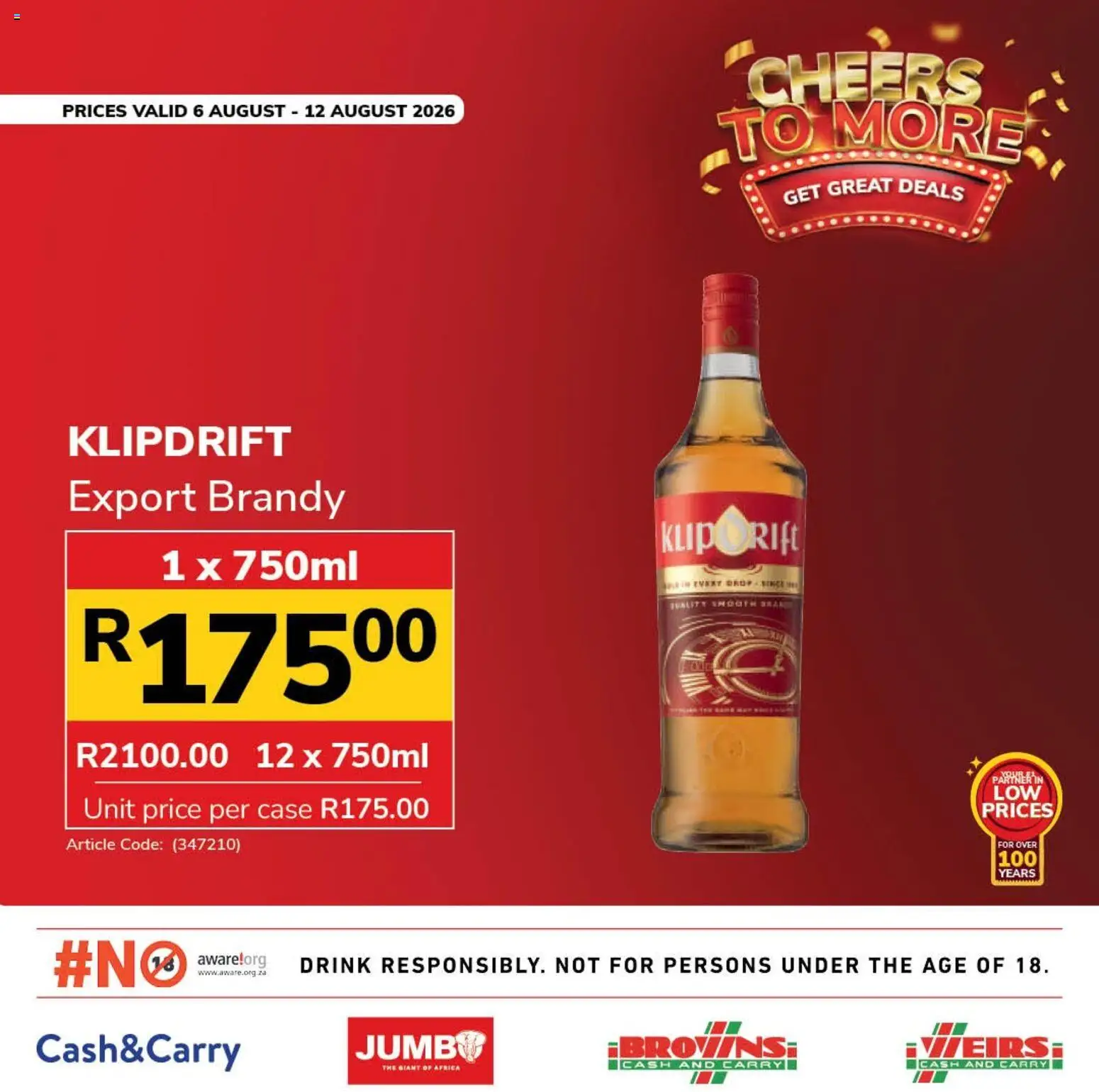 New Jumbo catalogue – valid from 06/08/2026 | Page: 8 | Products: Case, Brandy