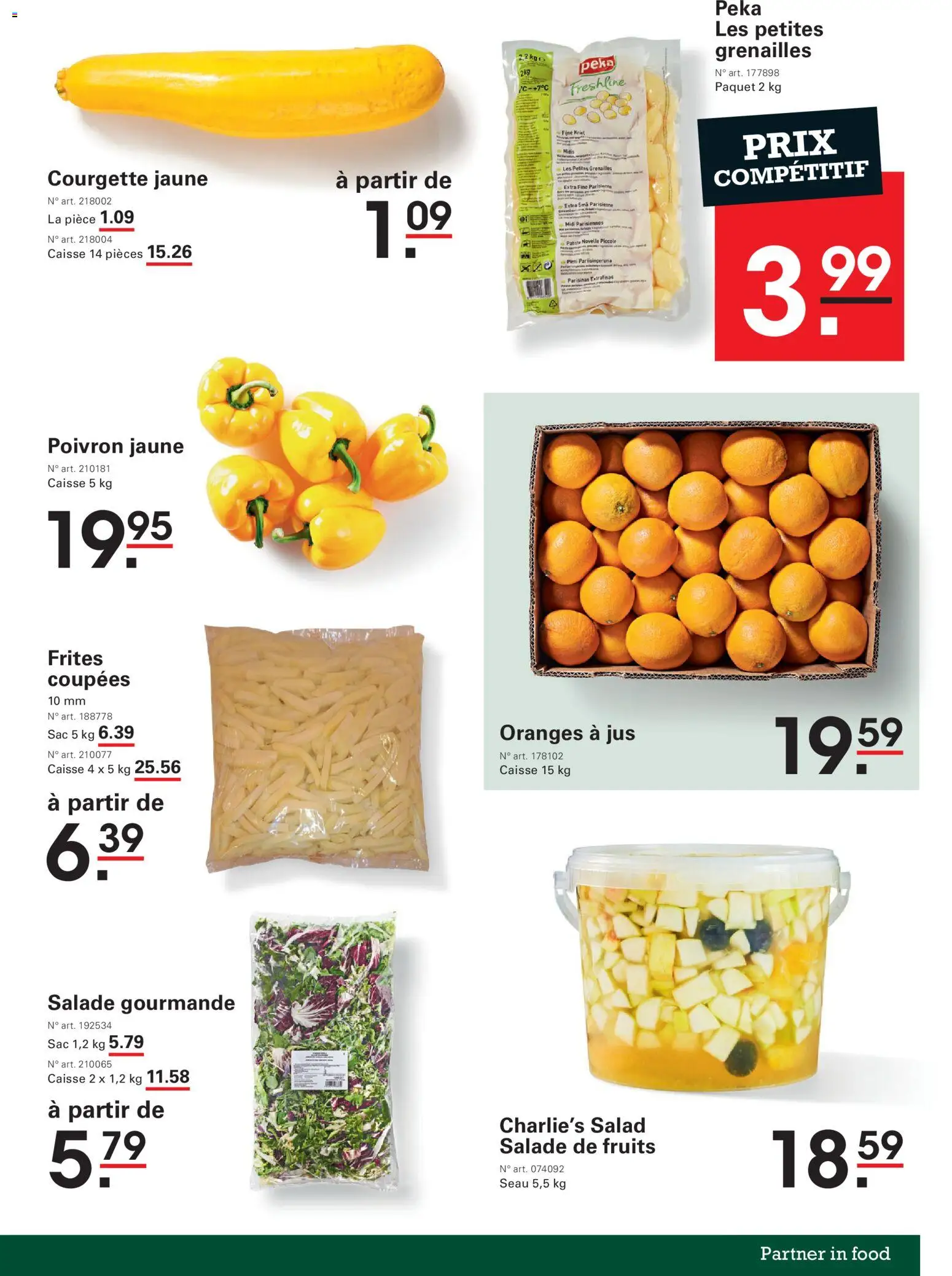 {H1} | Pagina: 7 | Producten: Salade, La, Courgette