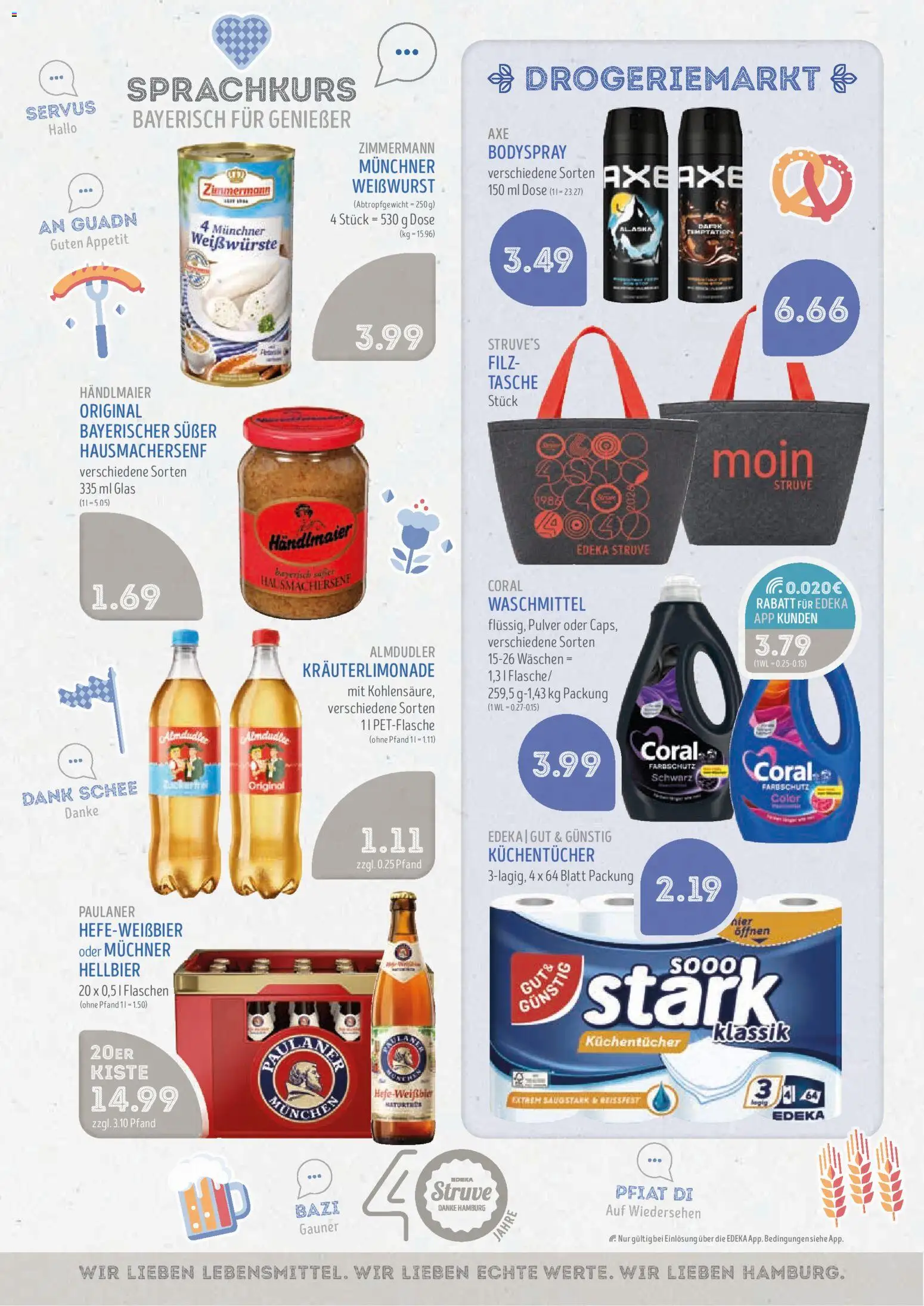 Edeka Struve Prospekt – gültig ab 14.09.2026 | Seite: 9 | Produkte: Coral, Weißwurst, Waschmittel, Paulaner
