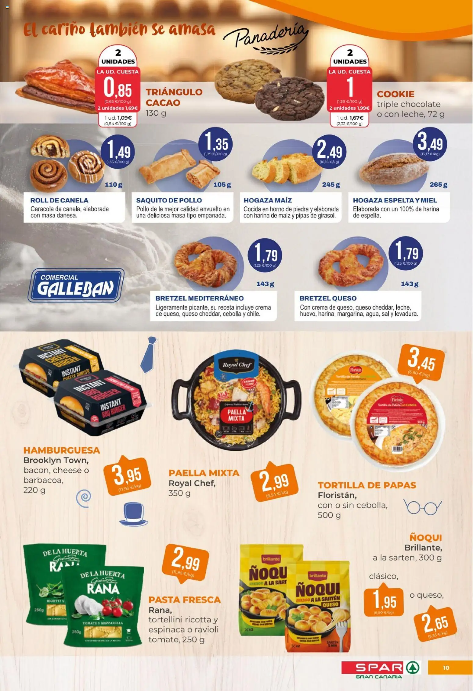 Spar folleto │ válido desde el 06.03.2026 | Página: 10 | Productos: Chocolate, Pasta, Panadería, Φρυγανιές σικάλεως