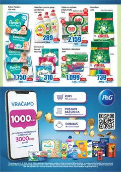 Pelene Pampers active baby, Pelene više vrsta - pregled Trnava Promet kataloga - važi od 27.04.2026 | Strana: 23