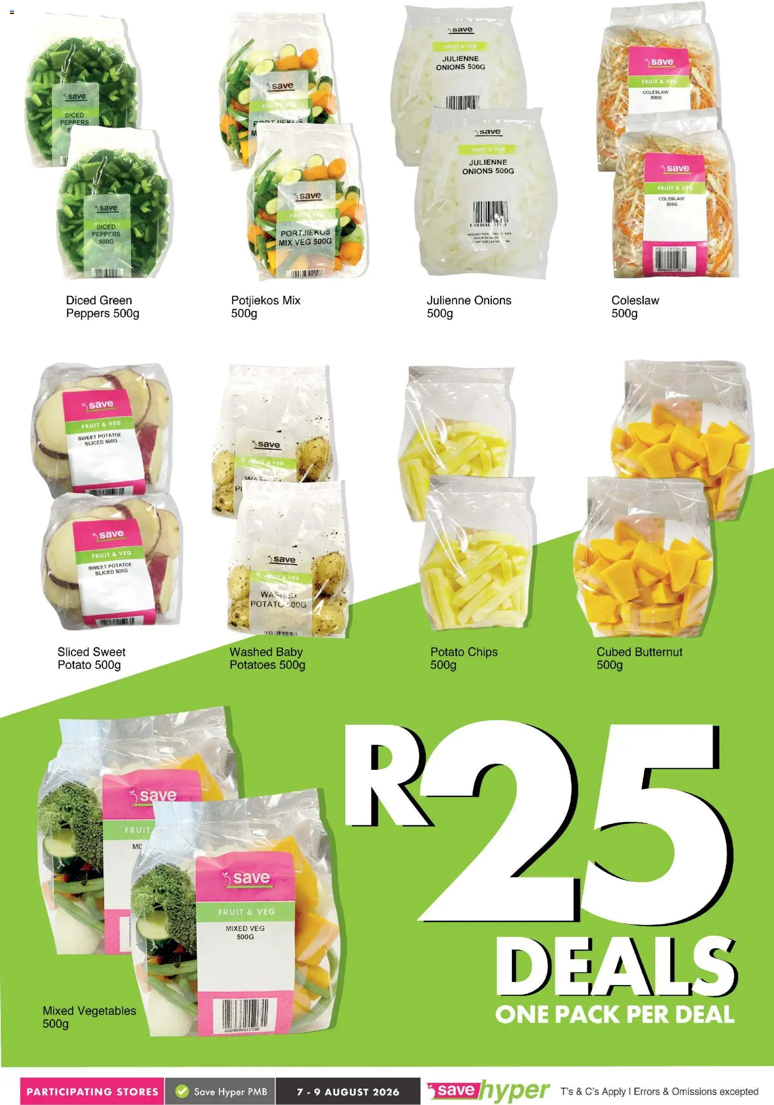 New Save catalogue – valid from 07/08/2026 | Page: 3 | Products: Art, Chips, Potatoes, Onions