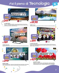 Anteprima del volantino Famila volantino Hifi valido a partire dal 28.05.2026 | Pagina: 3 | Prodotti: Schermo, smart TV, Audio, Satellitare