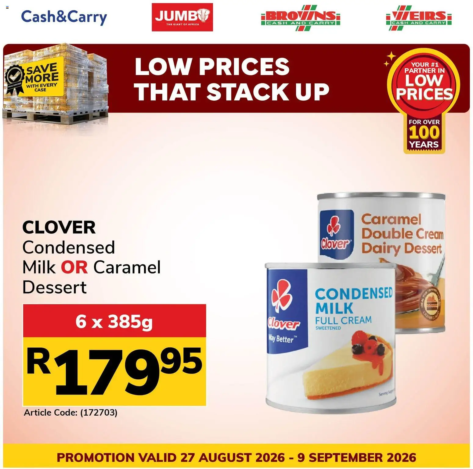 New Jumbo catalogue – valid from 27/08/2026 | Page: 4 | Products: Dessert, Milk, Cream, Caramel