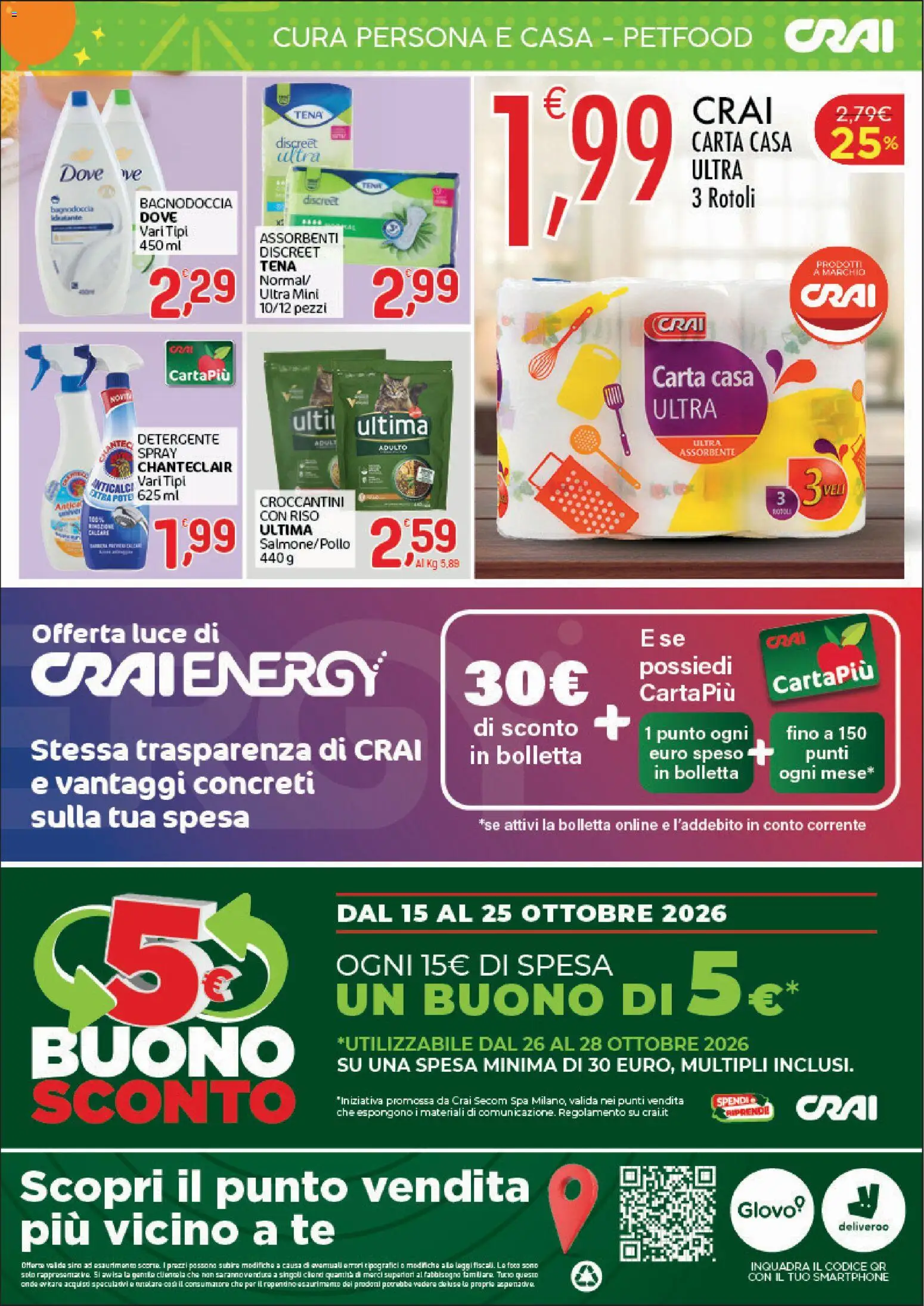 Volantino CRAI del 15/10/2026 | Pagina: 4 | Prodotti: Riso, Tè, Smartphone, Assorbenti