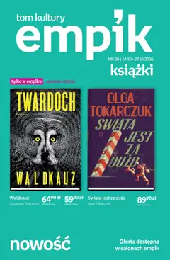Pogląd oferty "Empik promocje - Tom kultury Książki" - ważna od 14.10.2026