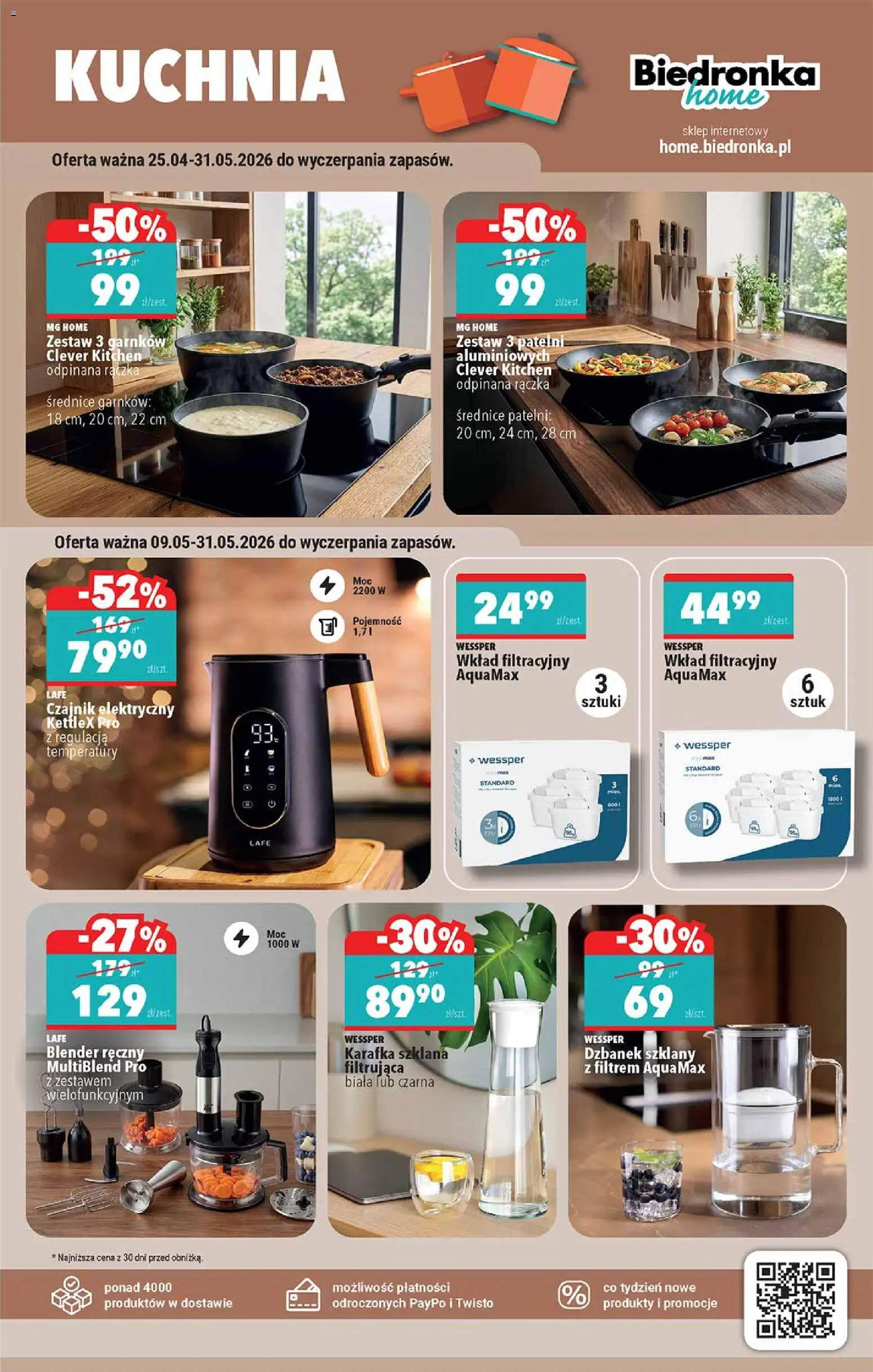 Biedronka gazetka - Hity i inspiracje od 09.05.2026 | Strona: 45 | Produkty: Dzbanek, Blender ręczny, Czajnik, Blender