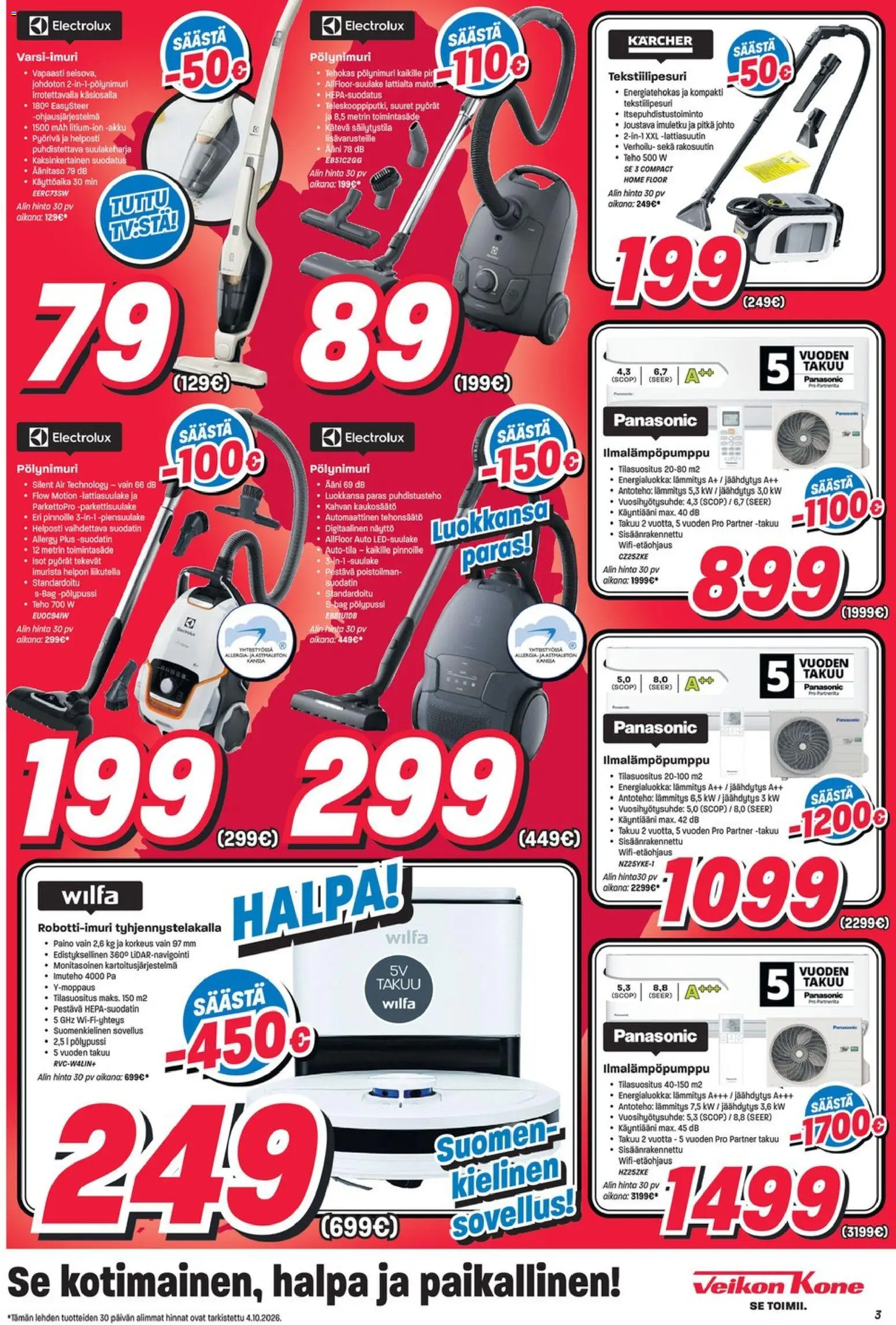 Veikon Kone tarjoukset – voimassa 05/10/2026 alkaen | Sivu: 3