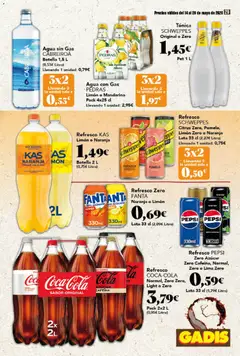 Vista previa Gadis folleto válido desde el 14.05.2026 | Página: 29 | Productos: Lima, Agua con gas