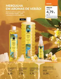 Pré-visualização Soak Up The Sun Espuma de Banho, Bubble bath with solar flowers & salty sea air scent, 1000 ml. válido de 01/06/2026 | Página: 35