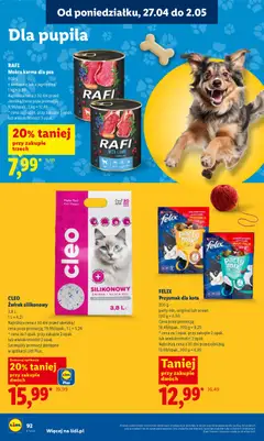 Pogląd oferty "Lidl gazetka" - ważna od 29.04.2026 | Strona: 96 | Produkty: Jagnięcina, Karma dla psa, Wołowina