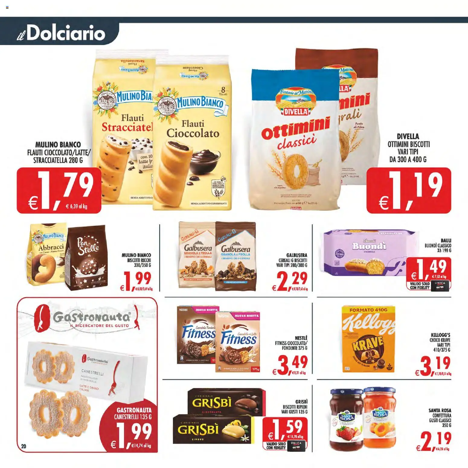 Volantino Decò del 11/08/2026 | Pagina: 25 | Prodotti: Cereali, Biscotti, Latte, Stracciatella