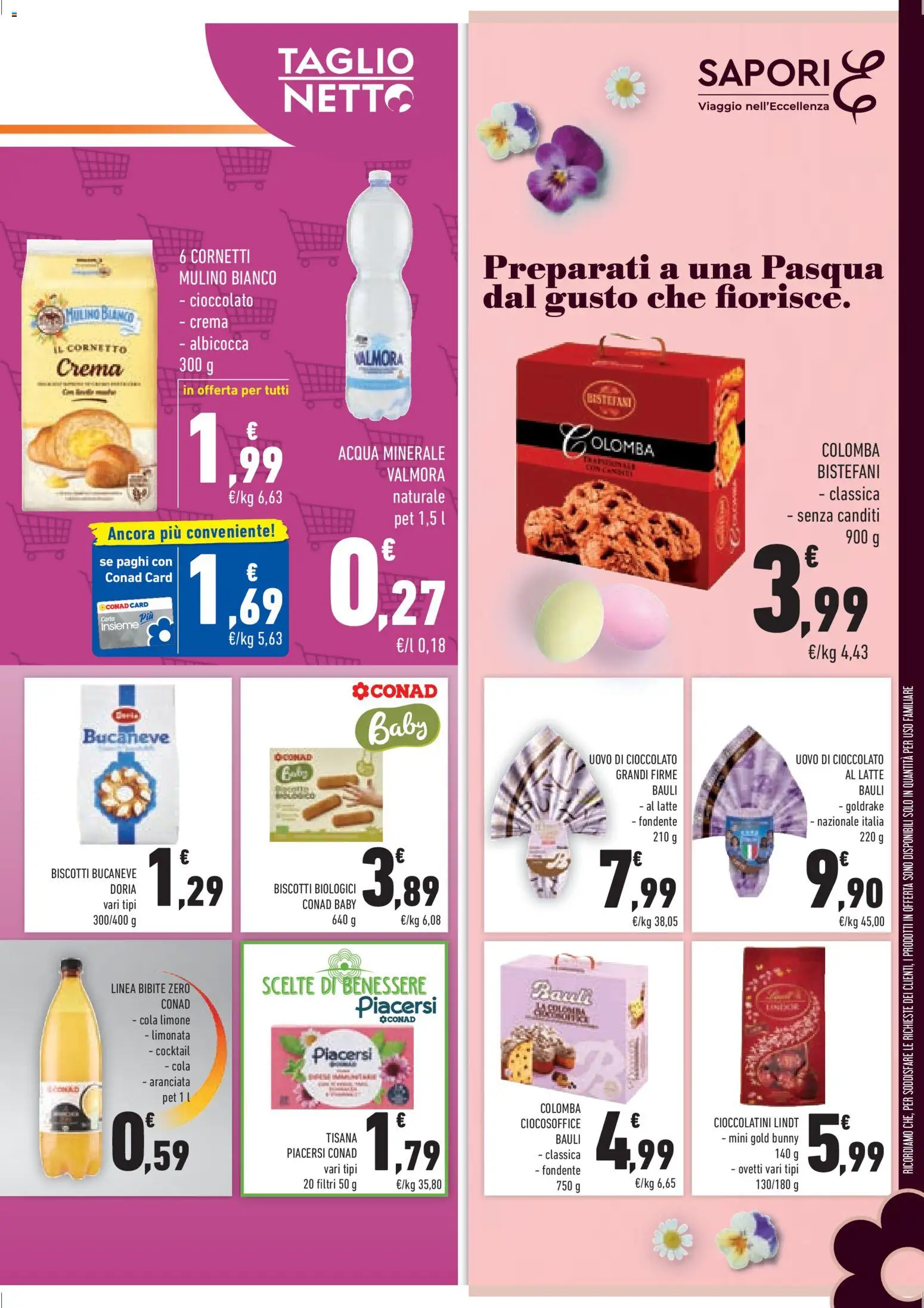 Volantino Conad del 11.03.2026 | Pagina: 9 | Prodotti: Limonata, Biscotti, Limone, Cioccolatini