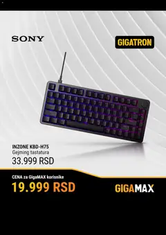 Gigatron katalog - pregled Gigatron kataloga - važi od 28.09.2026 | Strana: 9 | Proizvode: Tastatura
