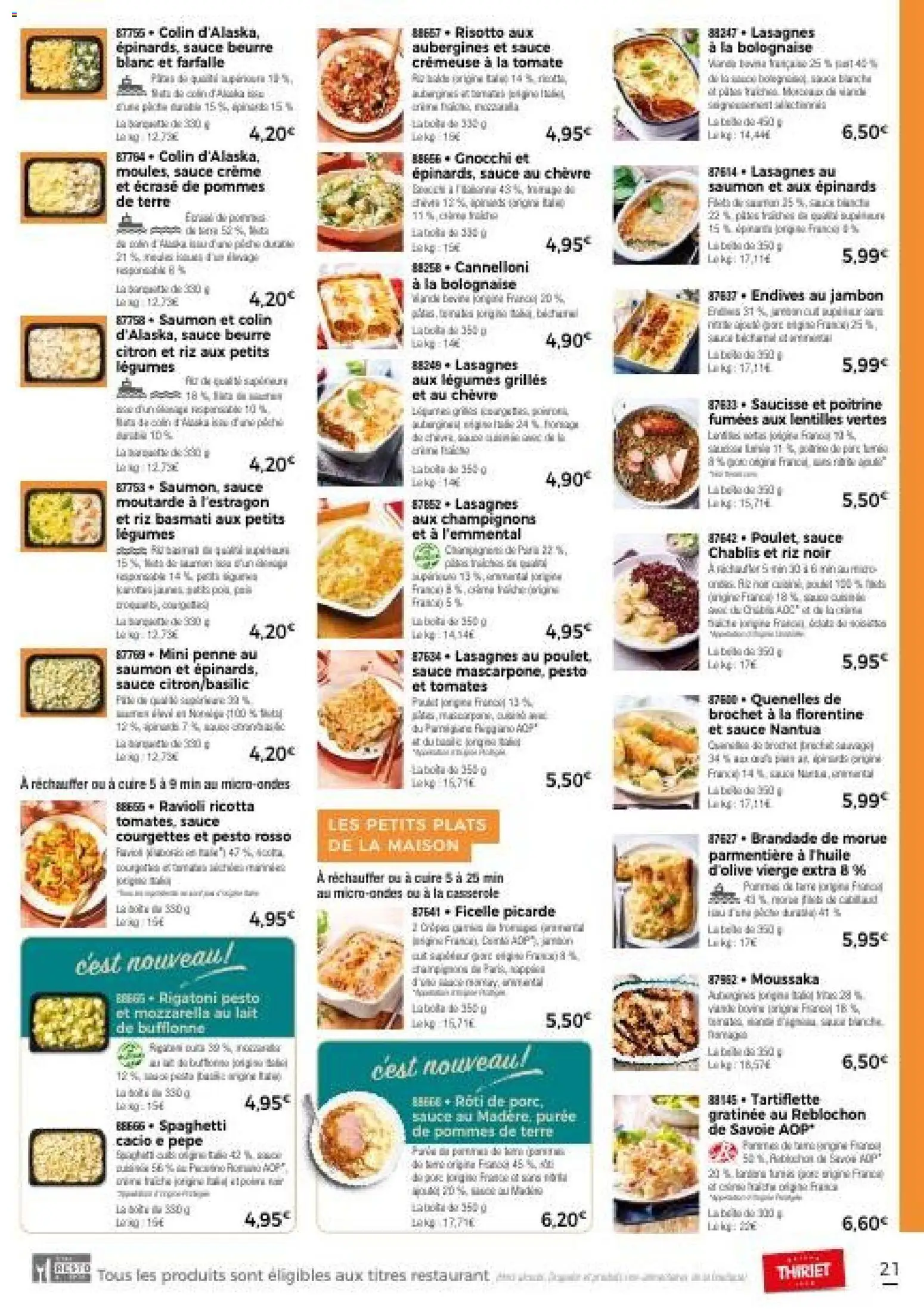 {H1} | Page: 24 | Produits: Citron, Riz basmati, Pommes, Crème