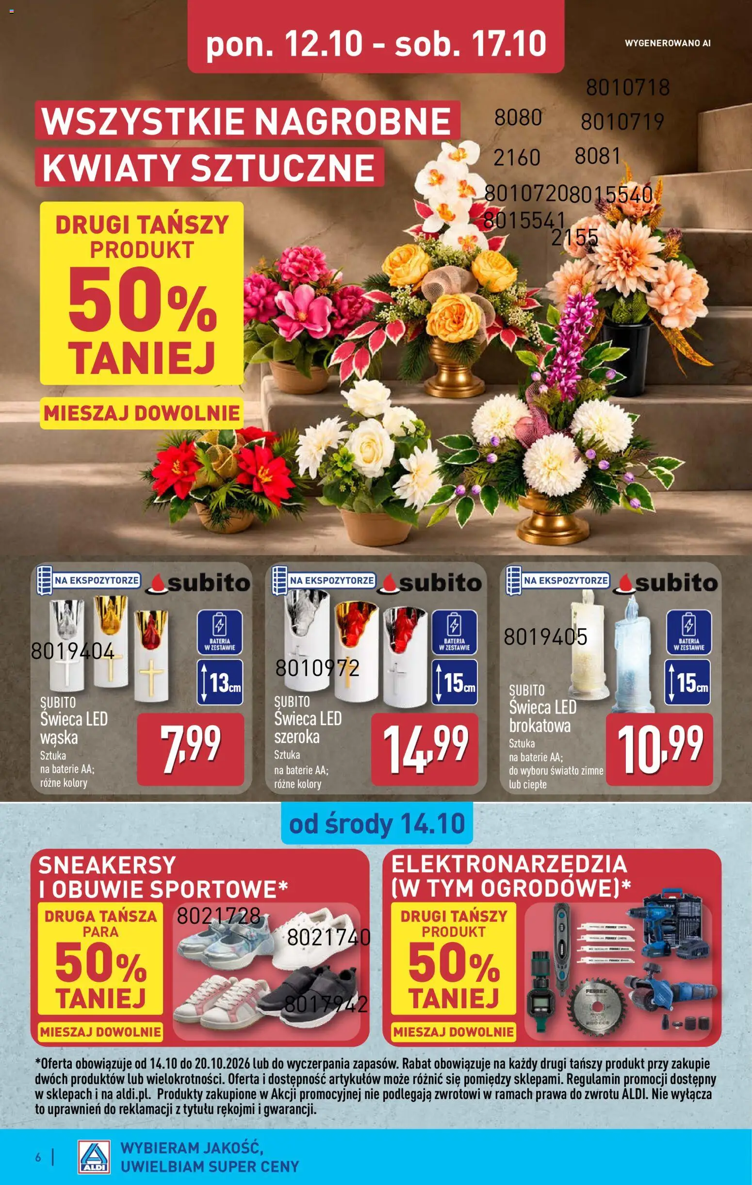 Aldi gazetka - Artykuły przemysłowe i tekstylia od 14.10.2026 | Strona: 6