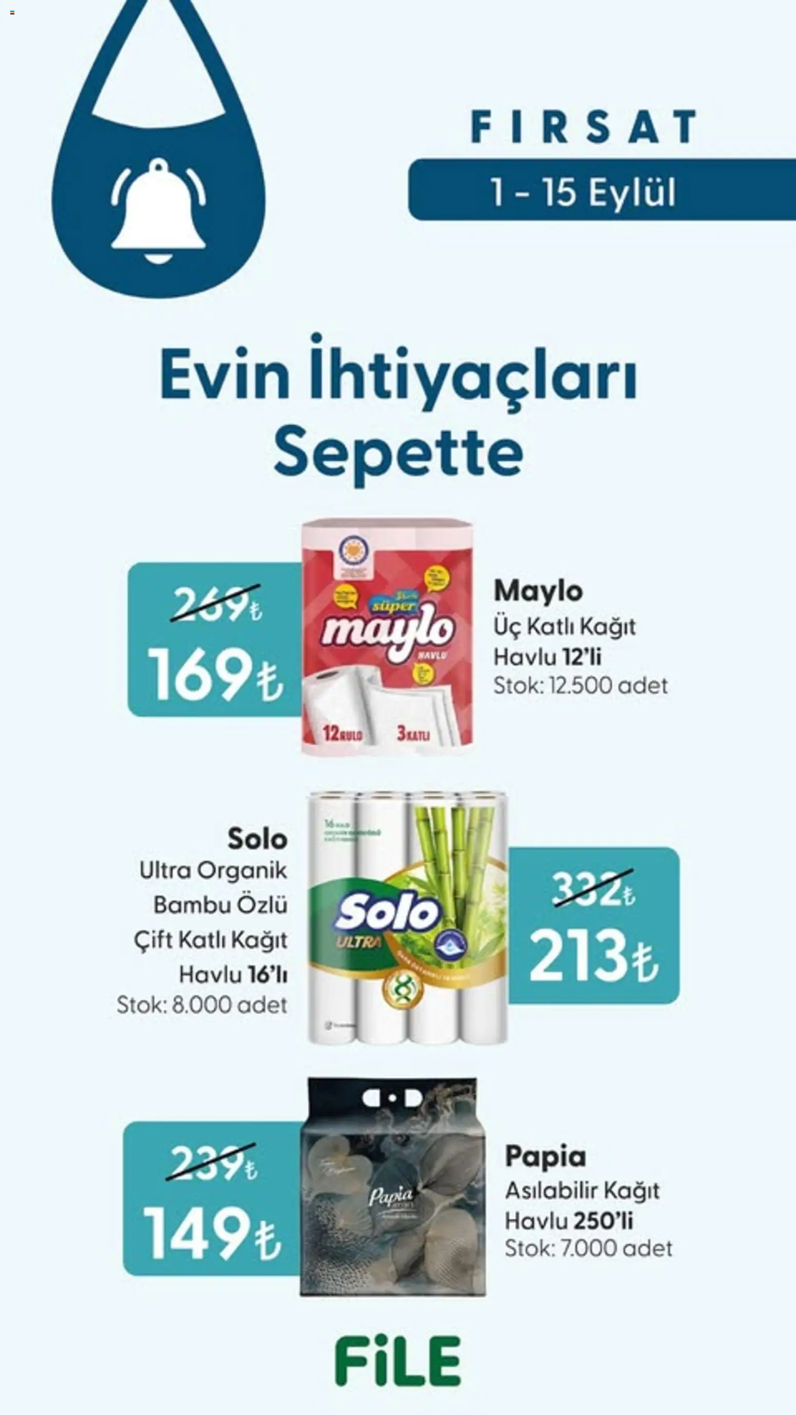 File Market Katalog - 01 Eylül 2026 tarihinden itibaren geçerlidir | Sayfa: 12
