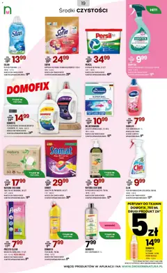 Pogląd oferty "Drogerie Natura gazetka" - ważna od 17.06.2026 | Strona: 19 | Produkty: Ocet, Cleaner, Perfumy, Kapsułki do prania