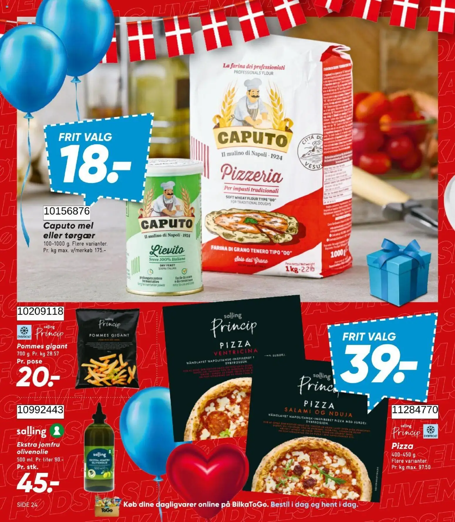 Bilka tilbudsavis – gyldig fra 14/08/2026 | Side: 28 | Produkter: Dagligvarer, Pizza, Mel, Olivenolie