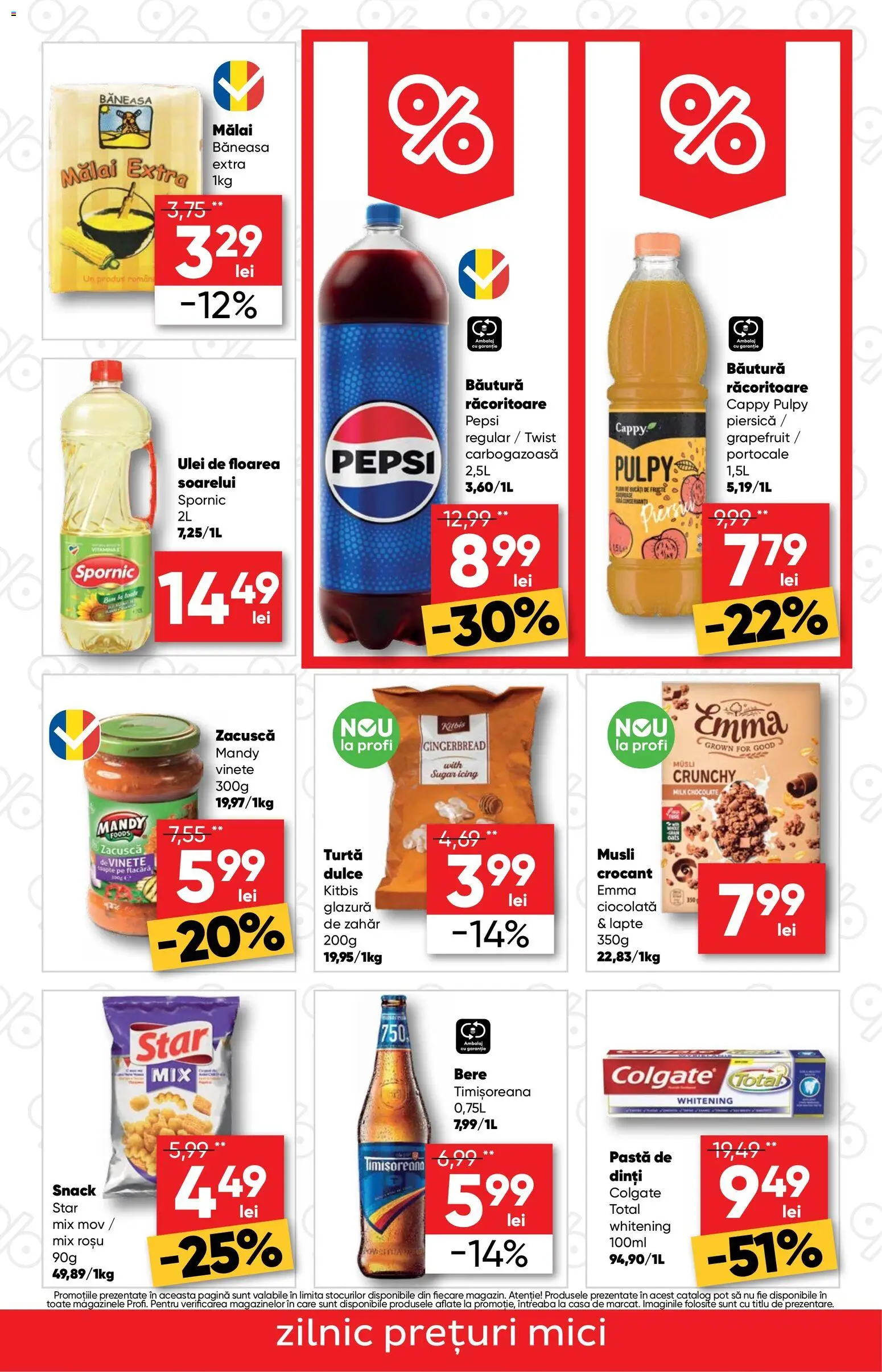 Noul catalog Profi – valabil de la 03.09.2026 | Pagină: 3 | Produse: Grapefruit, Lapte, Zacuscă, Turtă dulce