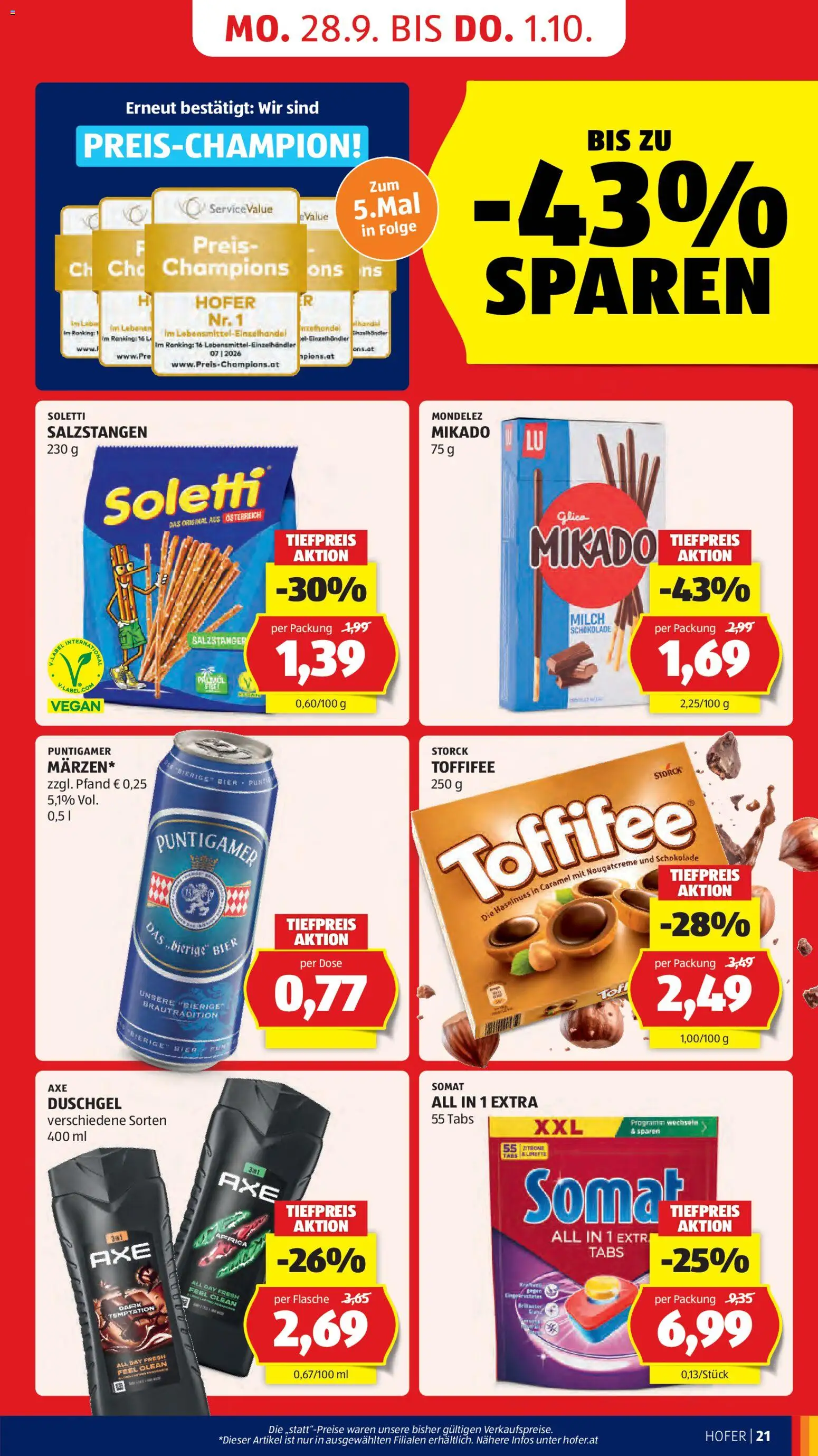 Hofer Flugblatt gültig ab 25.09.2026 | Seite: 27
