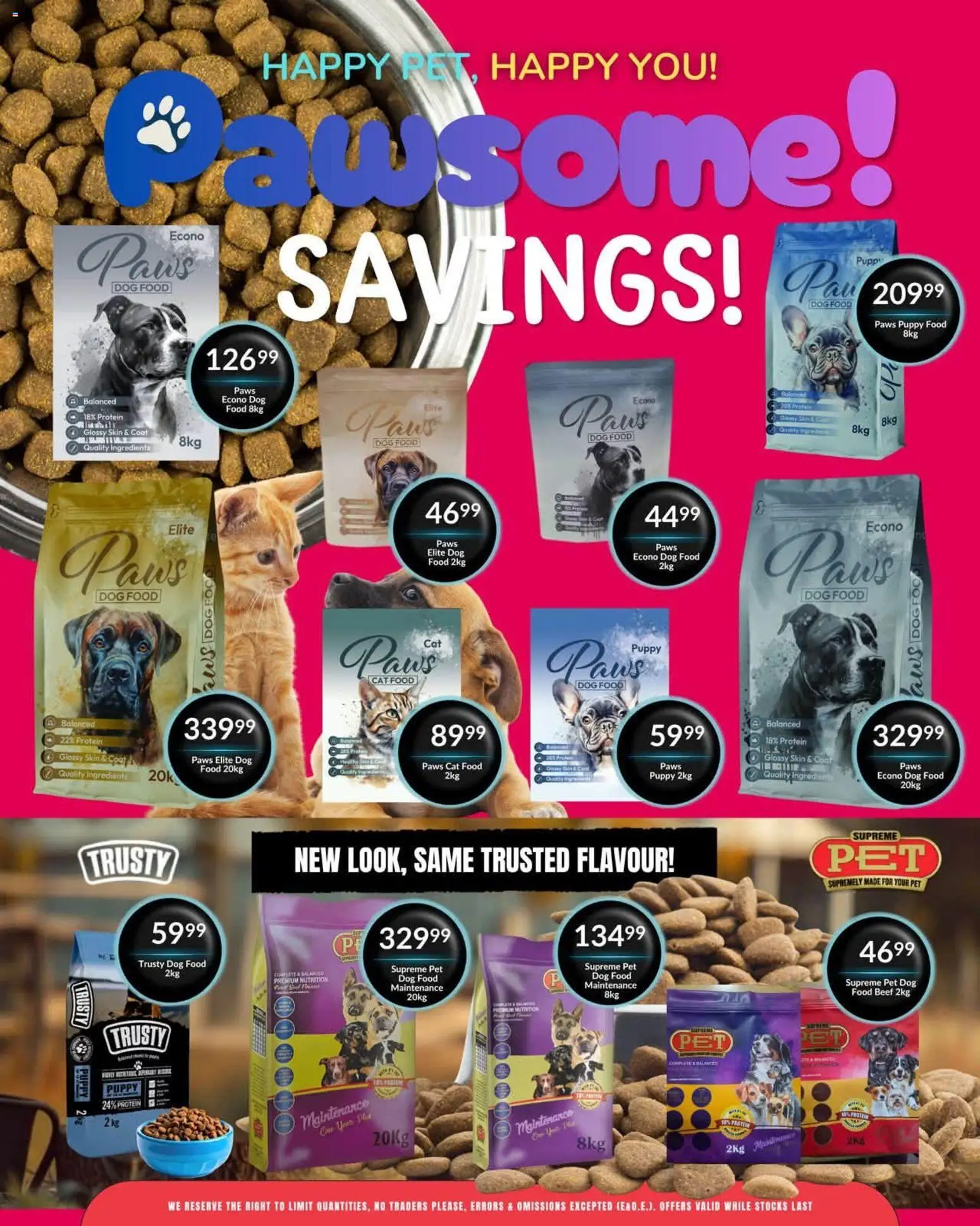New Super Save catalogue – valid from 17/07/2026 | Page: 13 | Products: Coat, Detergente líquido, Cat food, Dog food