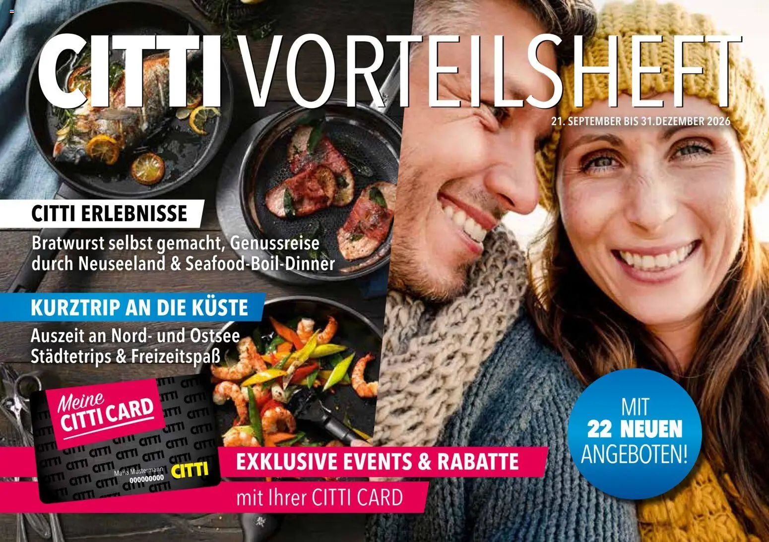 CITTI Markt Vorteilsheft – gültig ab 21.09.2026 | Seite: 1 | Produkte: Bratwurst