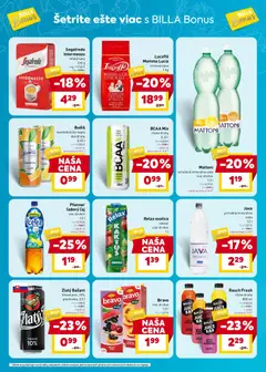 Billa leták platný od 08.07.2026 | Strana: 6 | Produkty: Káva, Čaj, Mattoni, Minerálna voda