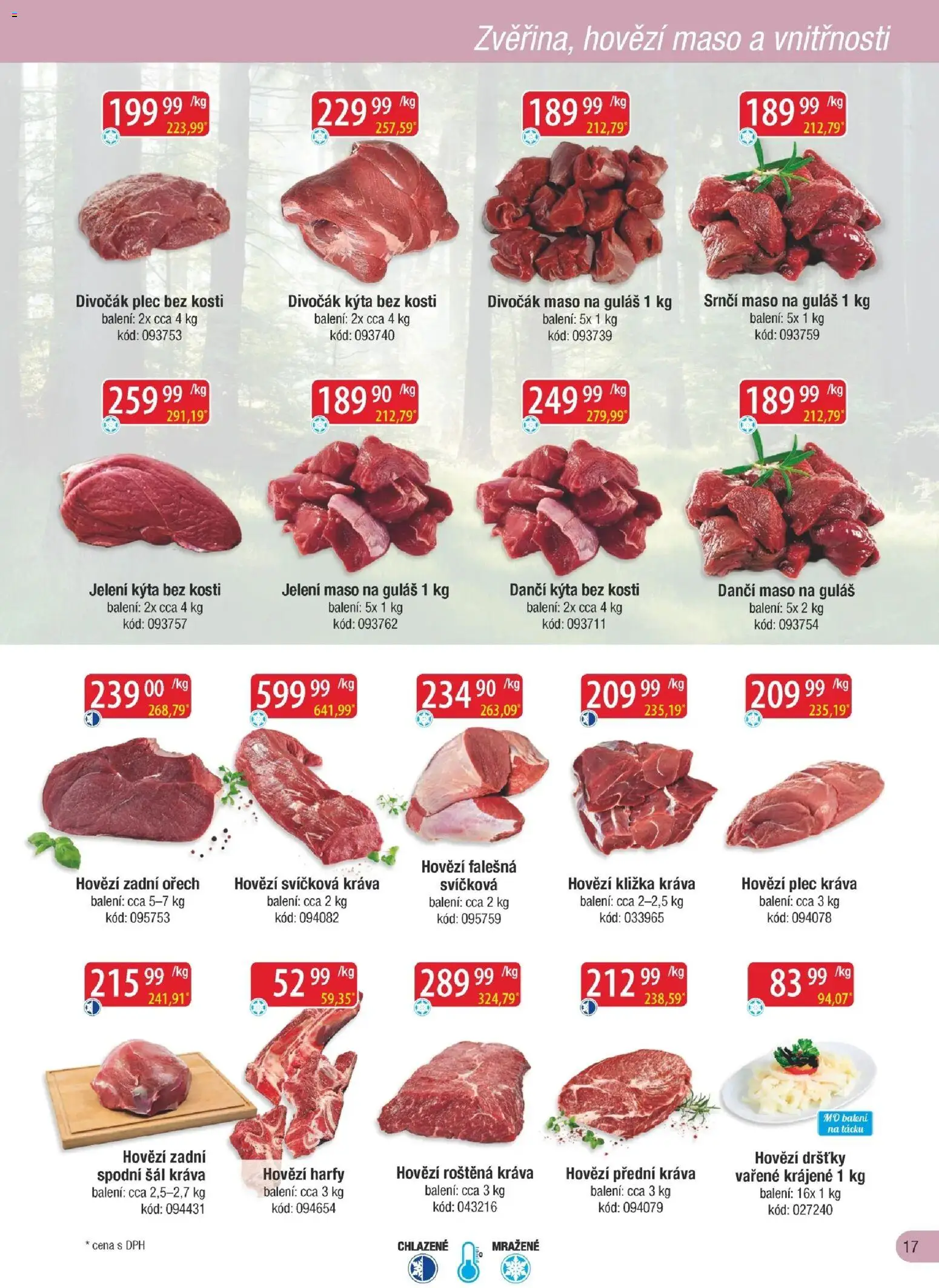 Astur & Qanto leták - Velkoobchod fresh 08/2026 od 01.08.2026 | Strana: 17 | Produkty: Plec bez kosti, Hovězí kližka, Maso, Hovězí dršťky
