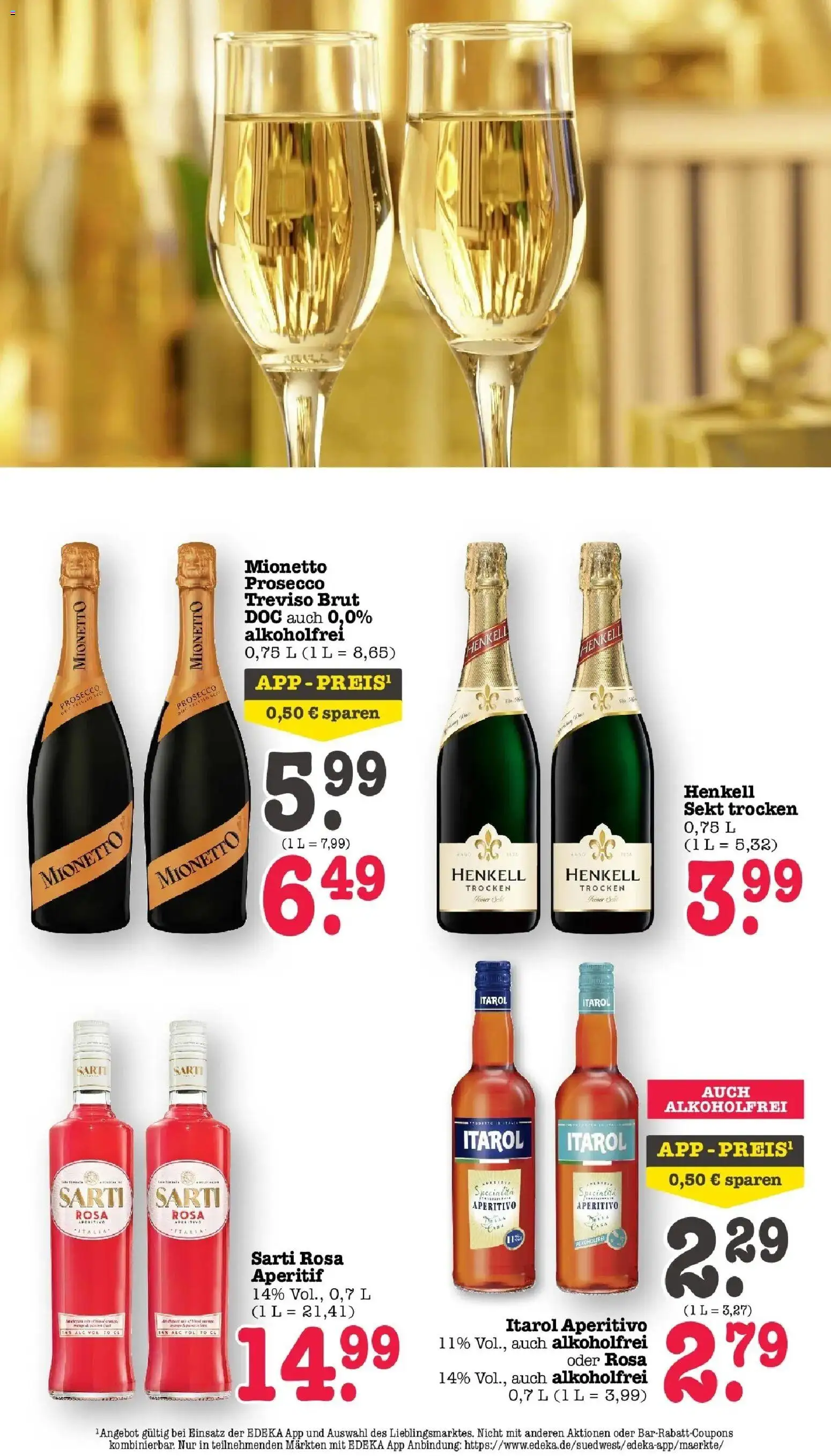 E center Prospekt Sinzheim – gültig ab 13.07.2026 | Seite: 52 | Produkte: Sekt, Prosecco
