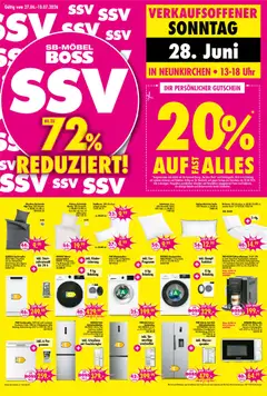 SB Möbel Boss Prospekt Neunkirchen ab 27.06.2026 gültig