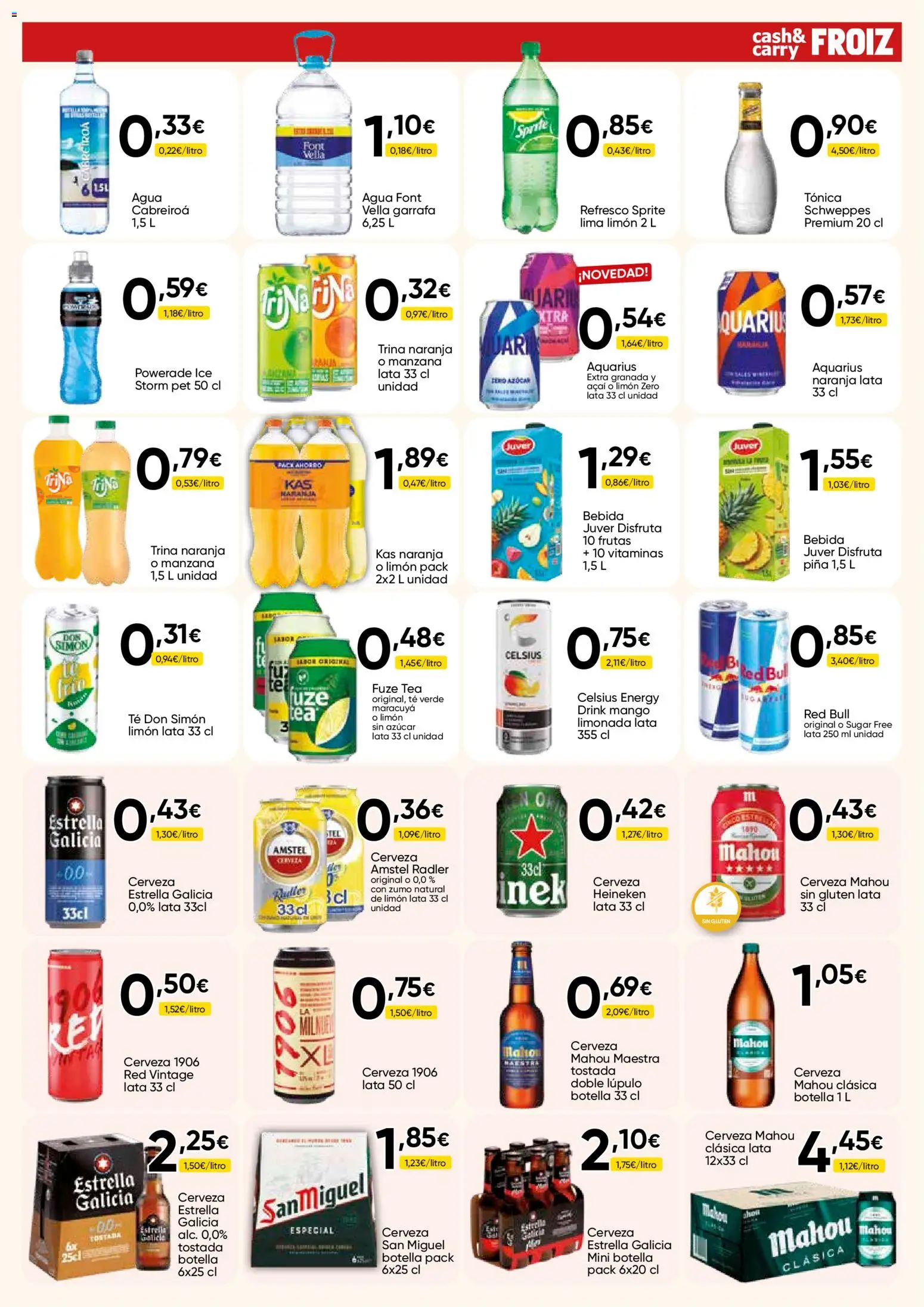 Froiz - Folleto Cash │ válido desde el 23/07/2026 | Página: 7 | Productos: Piña, Ροζ πιπέρι, Té, Σπανάκι