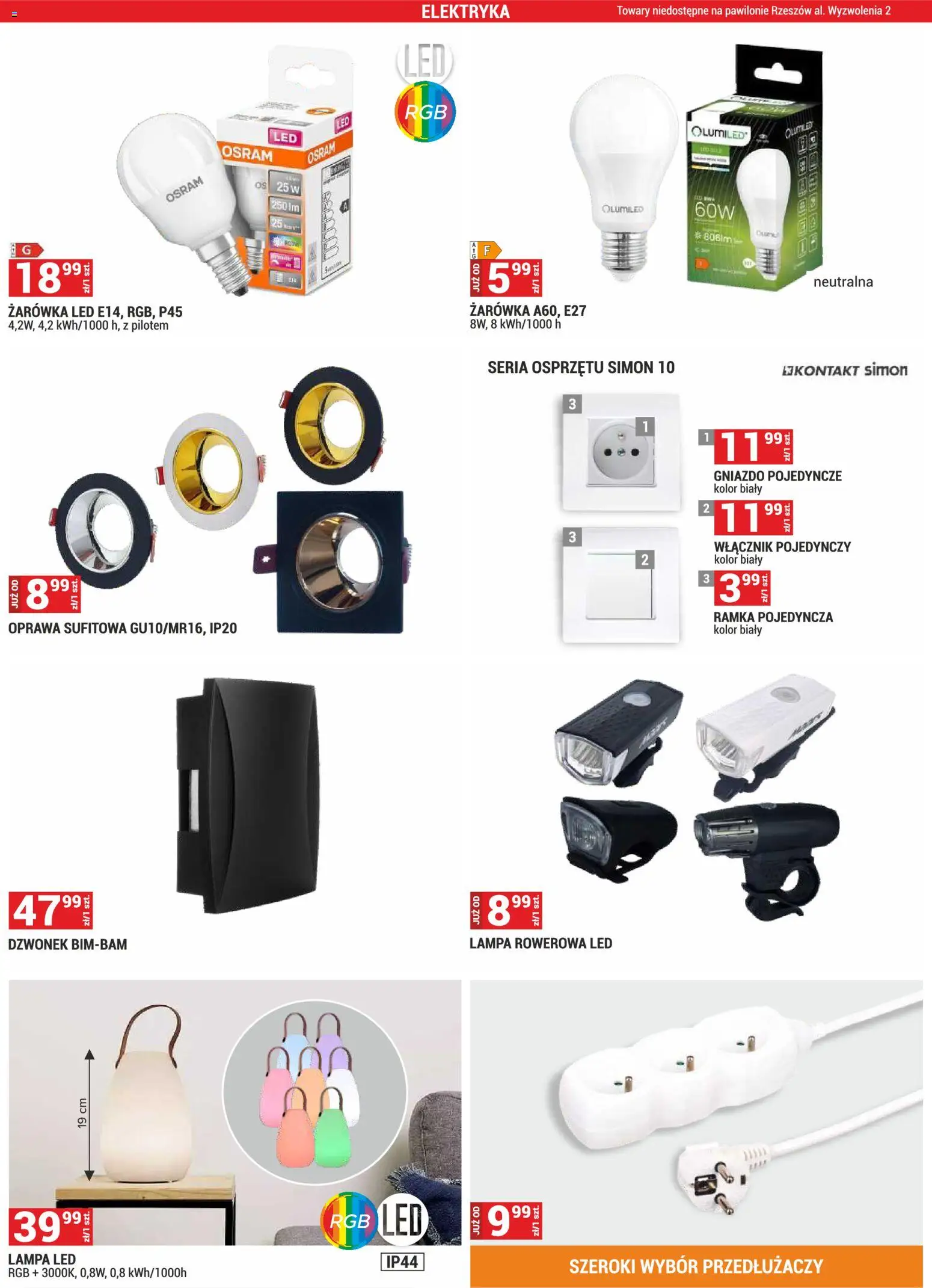 Merkury Market gazetka od 01.08.2026 | Strona: 55 | Produkty: Lampa, Lampa led, Ramka