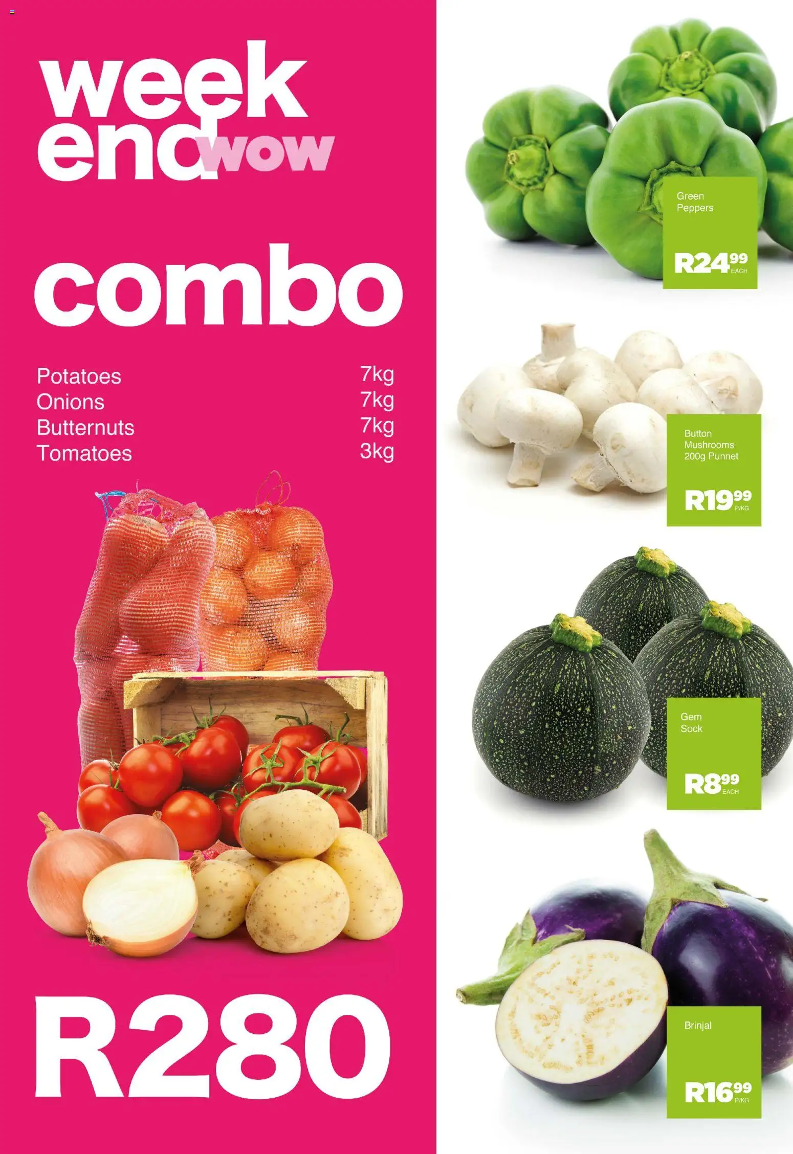New Save catalogue – valid from 16/10/2026 | Page: 2 | Products: Mushrooms, Tomatoes, Potatoes, Onions