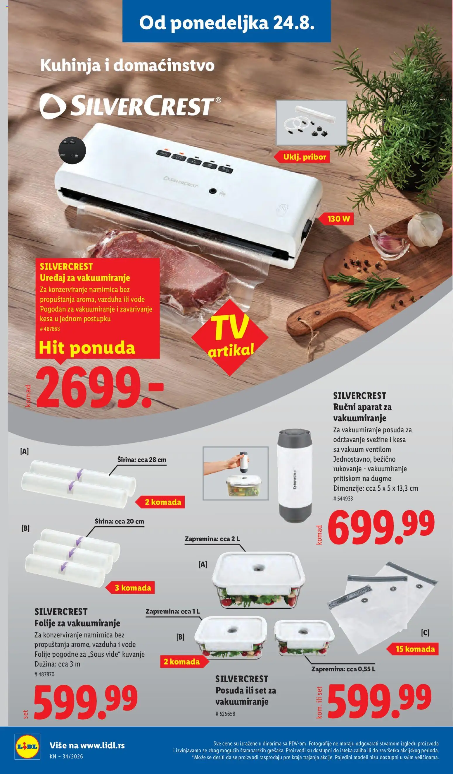 Lidl katalog - važi od 20.08.2026 | Strana: 96 | Proizvode: Silvercrest, Kuhinja