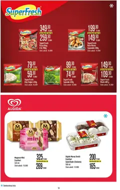 22.04.2026 tarihinden itibaren geçerli olan CarrefourSA kataloğu önizlemesi | Sayfa: 18 | Ürünler: Ispanak, Pizza, Badem, Ahududu