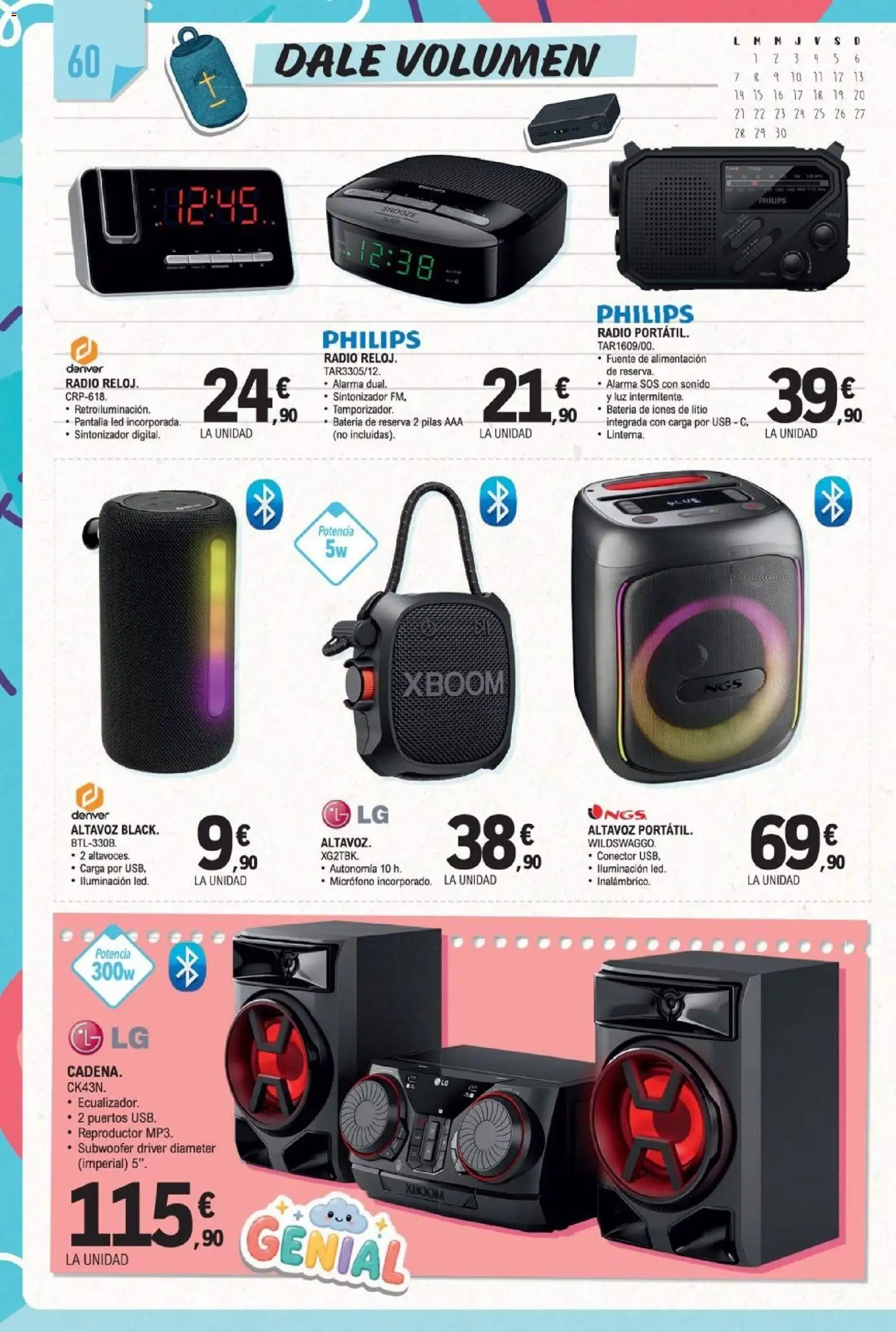 E.Leclerc Miranda de Ebro │ válido desde el 10/08/2026 | Página: 60 | Productos: Reloj, Conector, USB, Batería