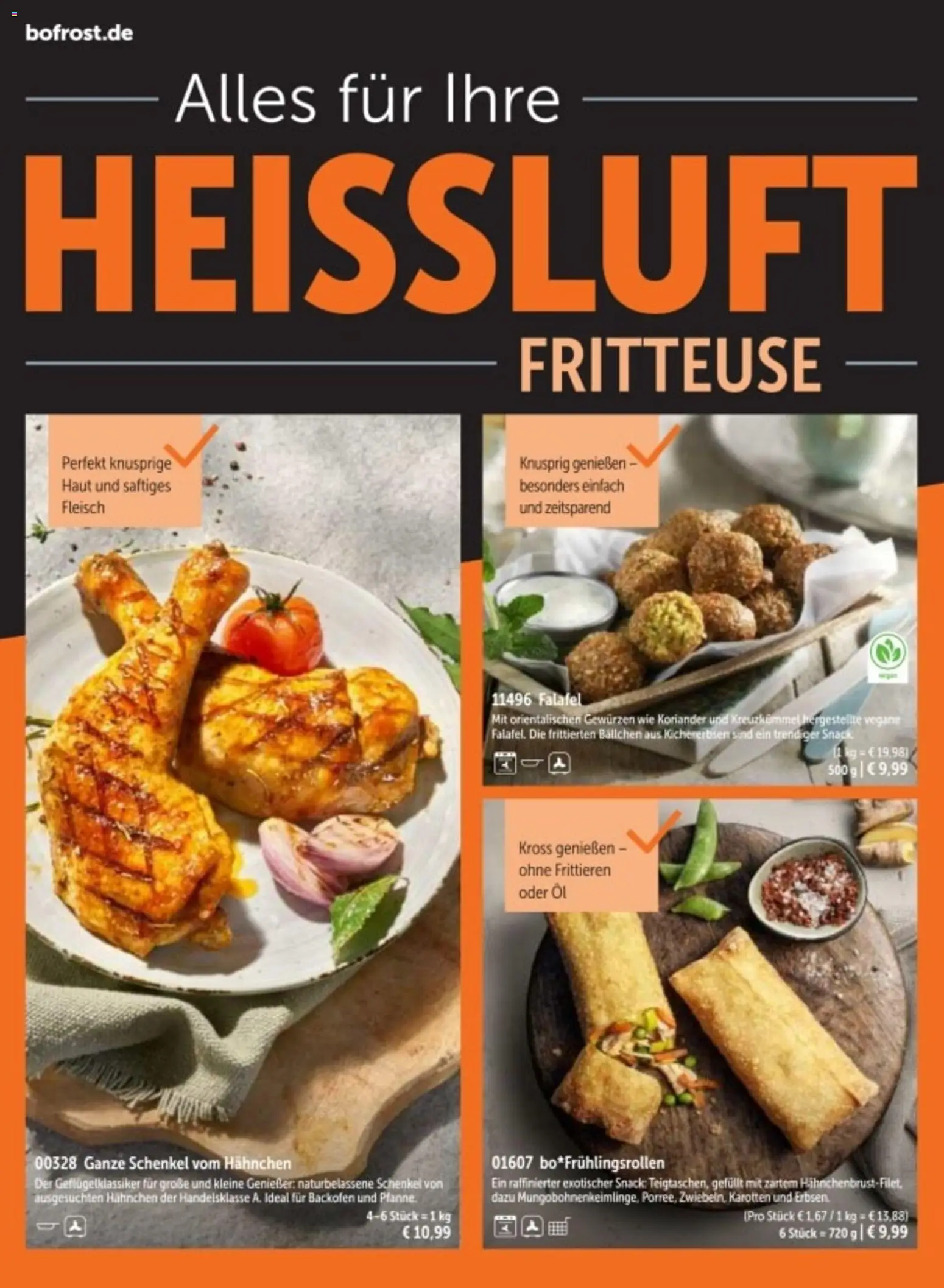 Bofrost Katalog – gültig ab 06.03.2026 | Seite: 52 | Produkte: Hahnchen, Öl, Backofen, Fritteuse