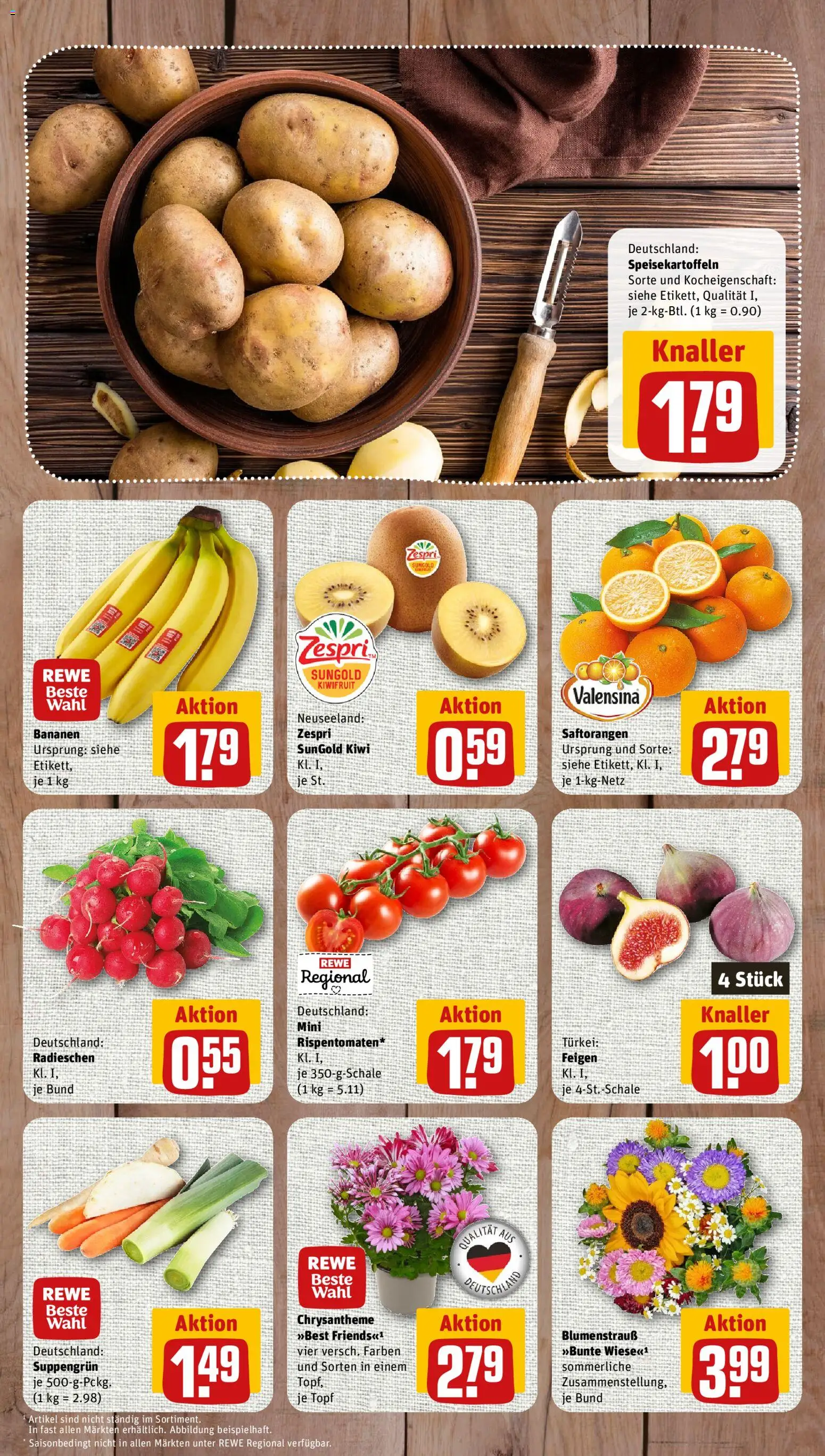 Nahkauf Prospekt – gültig ab 07.09.2026 | Seite: 4 | Produkte: Bananen, Valensina, Kiwi, Feigen