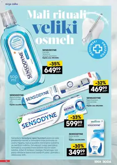 Mercator katalog Neprehrane - pregled Mercator kataloga - važi od 11.07.2026 | Strana: 12 | Proizvode: Pasta za zube, Četkica za zube, Tečnost za ispiranje usta
