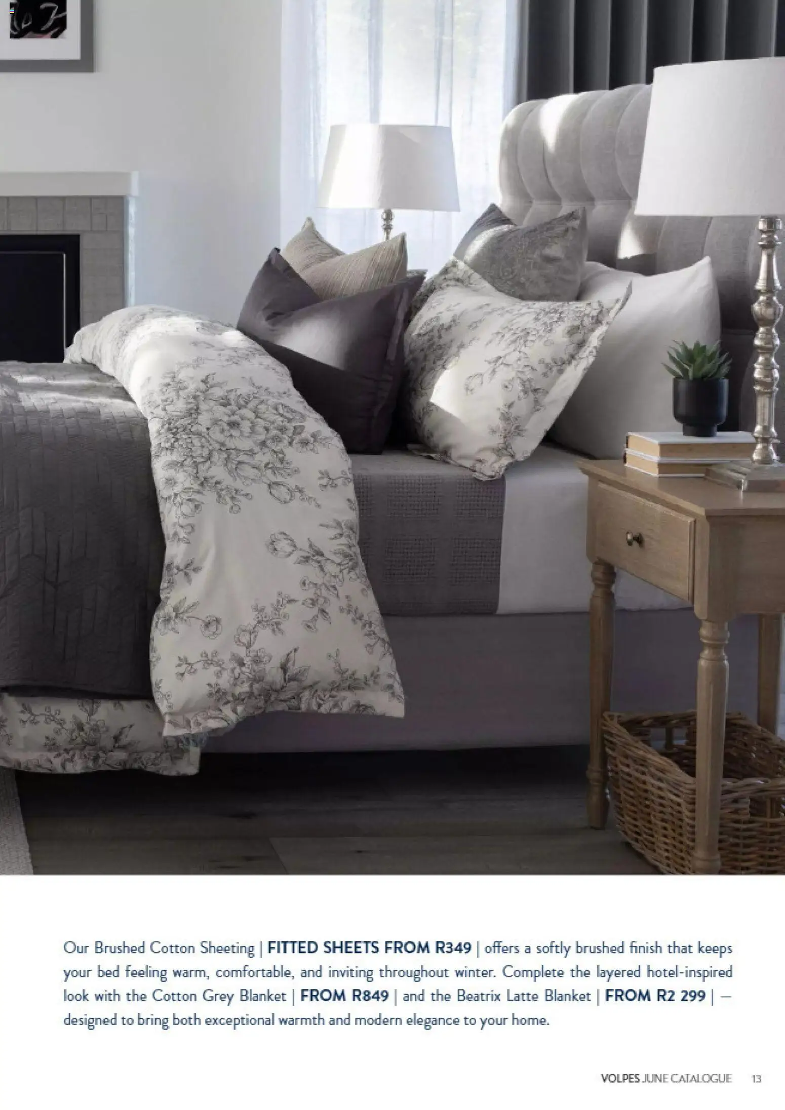 New Volpes catalogue – valid from 01/07/2026 | Page: 13 | Products: Bed, Blanket