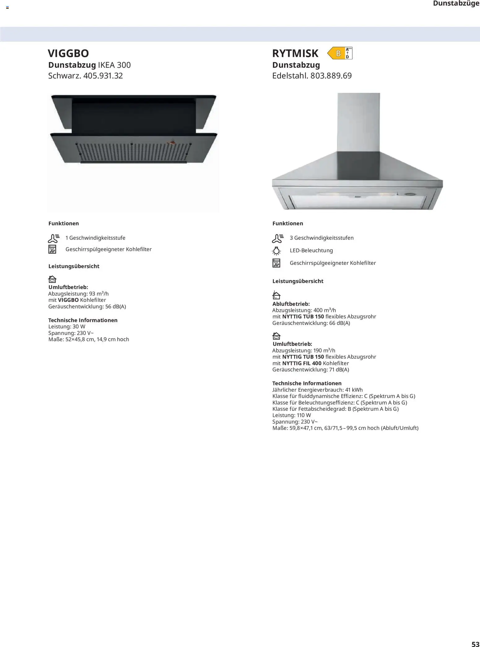 Ikea Elektrogeräte – gültig ab 19.06.2026 | Seite: 53