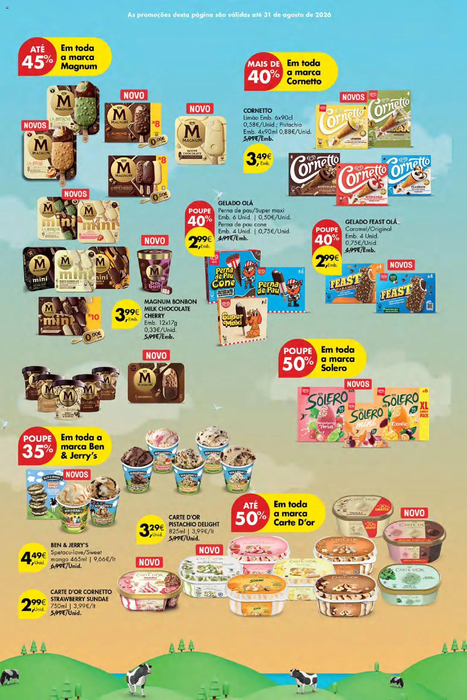 Pingo Doce Poupe Esta Semana Açores │ válido de 13/08/2026 | Página: 12 | Produtos: Gelado, Chocolate