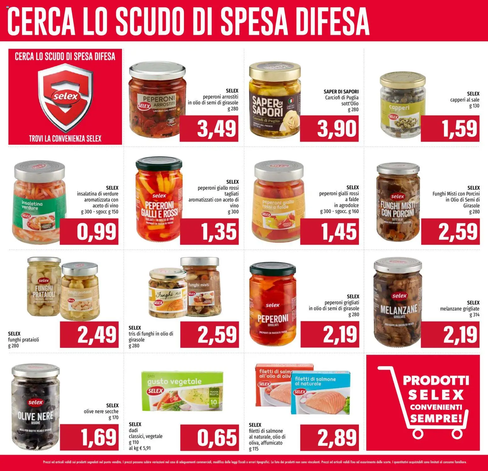 Volantino EMI del 04.06.2026 | Pagina: 14 | Prodotti: Sale, Olive, Funghi, Melanzane