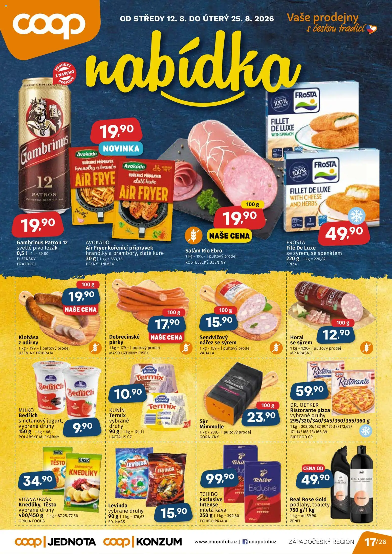 Coop leták - Západočeský region od 12.08.2026 | Strana: 1