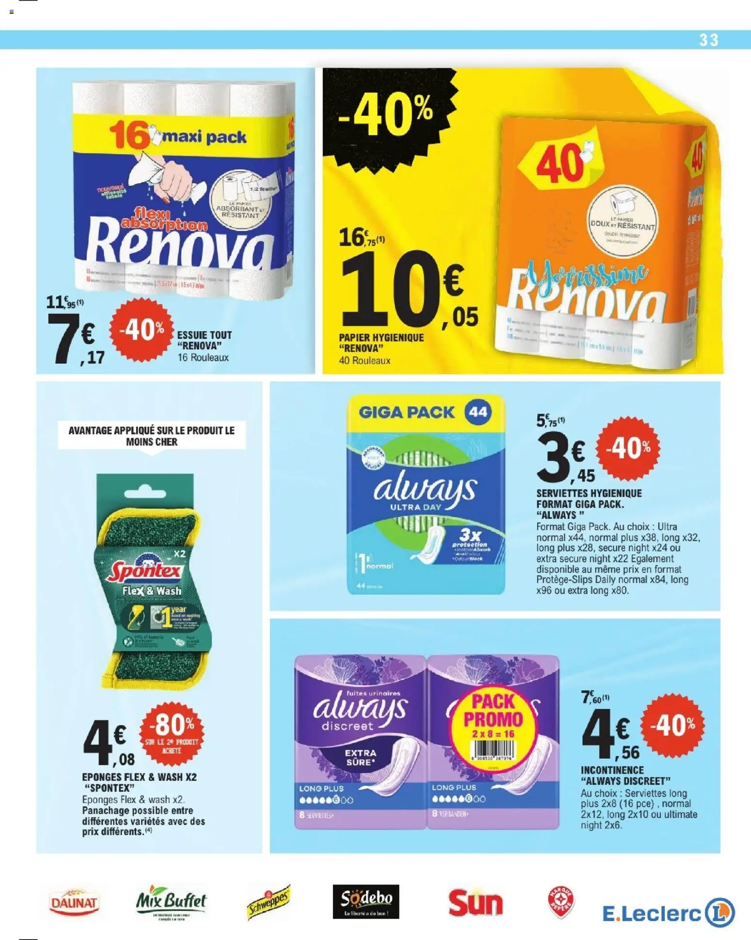 {H1} | Page: 33 | Produits: Buffet