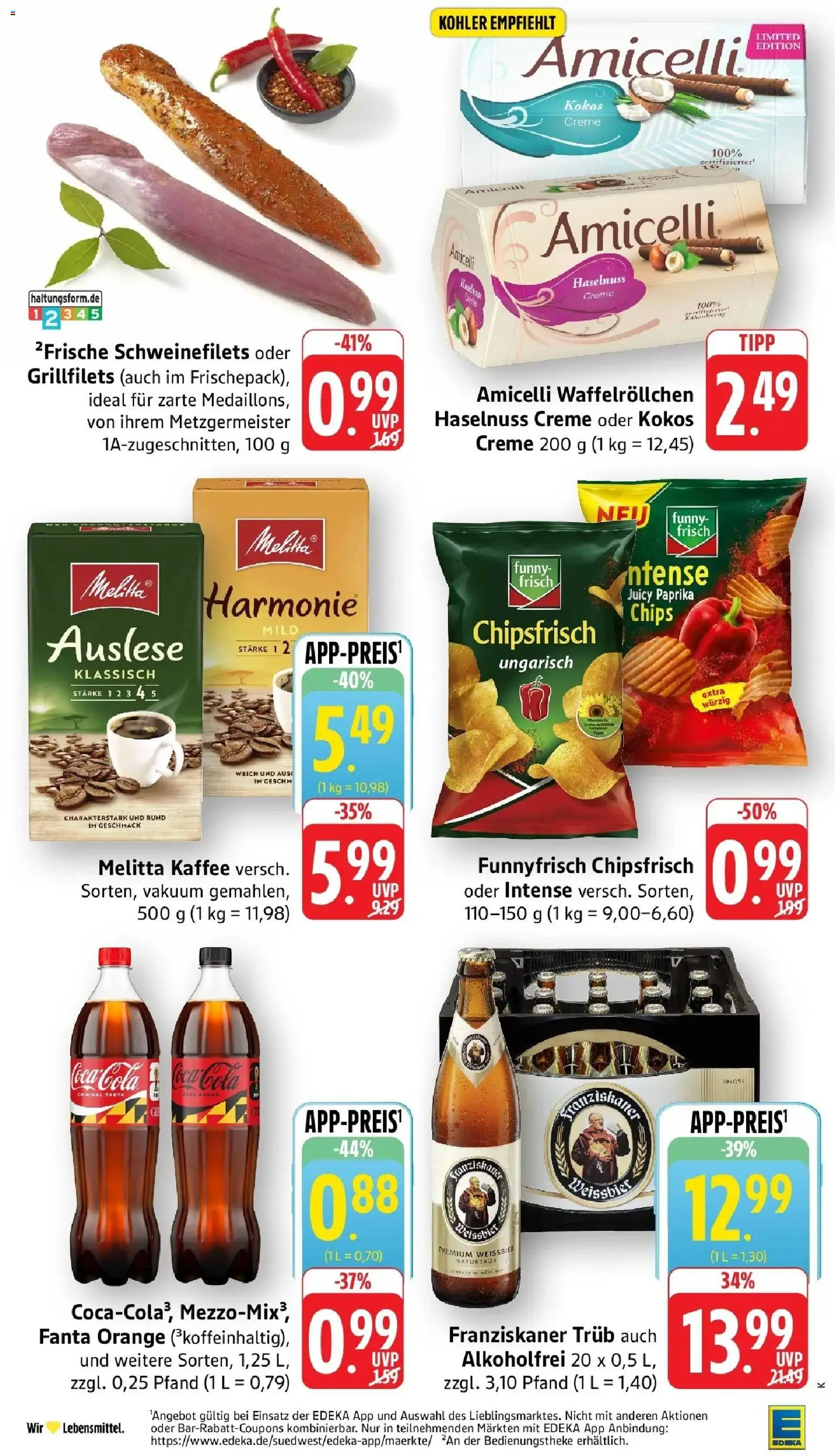 Edeka - EDEKA: Wochenangebote – gültig ab 05.07.2026 | Seite: 2 | Produkte: Franziskaner, Funny frisch, Creme, Chips