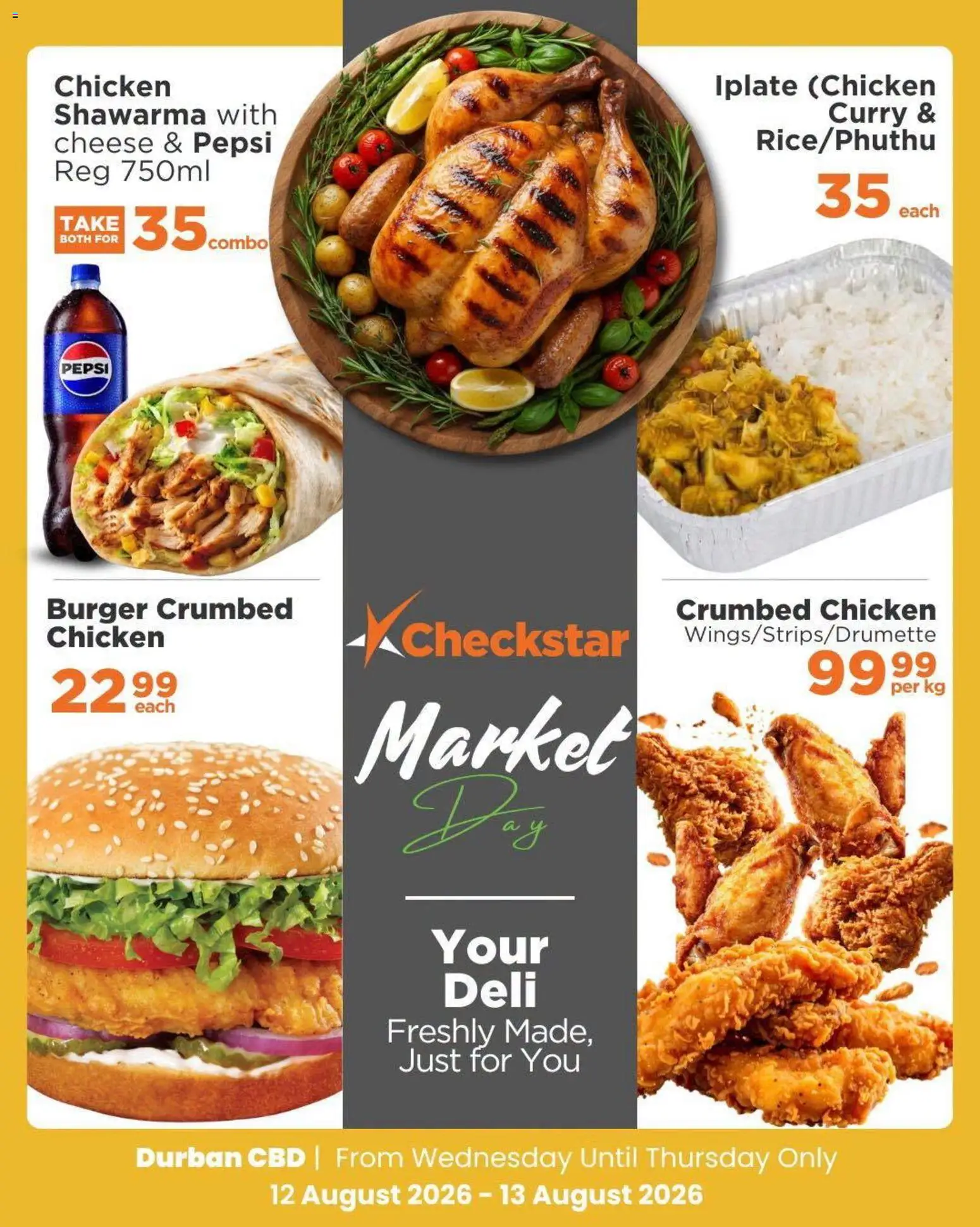 New Check Star catalogue – valid from 12/08/2026 | Page: 3 | Products: Cheese, Chicken