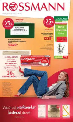 Rossmann akciós újság - amely érvényes a következő dátumtól: 2026.09.21.