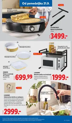 LIVARNO Metalna polica na izvlačenje, Praktična kuhinjska polica za optimalno korišćenje prostora - pregled Lidl kataloga - važi od 17.09.2026 | Strana: 81